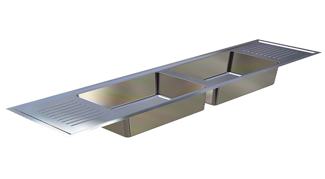 stainless steel sink